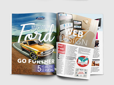 Magazine and Advertisement Layout advertisement advertisements magazine magazine ad magazine cover magazine design