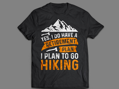 Hiking T-shirt Design