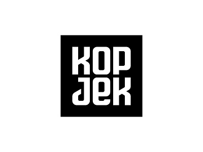 KOPJEK Logo Redesign branding design flat identity lettering logo minimal type typography vector