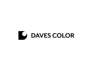 Daves Color branding design flat identity lettering logo minimal type typography vector
