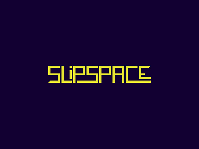 Slipspace branding design flat identity illustration lettering logo minimal monogram type typography vector
