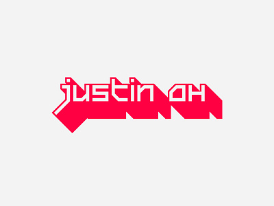 Justin Oh app branding design dj flat icon identity illustration lettering logo minimal monogram music type typography ux vector web