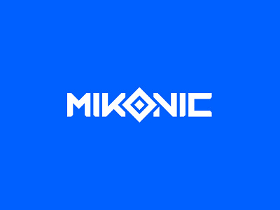 Mikonic branding design dj edm flat icon identity illustration lettering logo minimal monogram music type typography vector web website