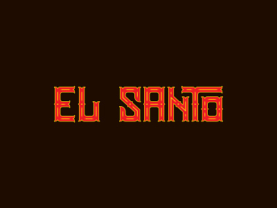 El Santo branding classic design flat food icon identity illustration lettering logo mexican minimal monogram restaurant taco type typography vector web website