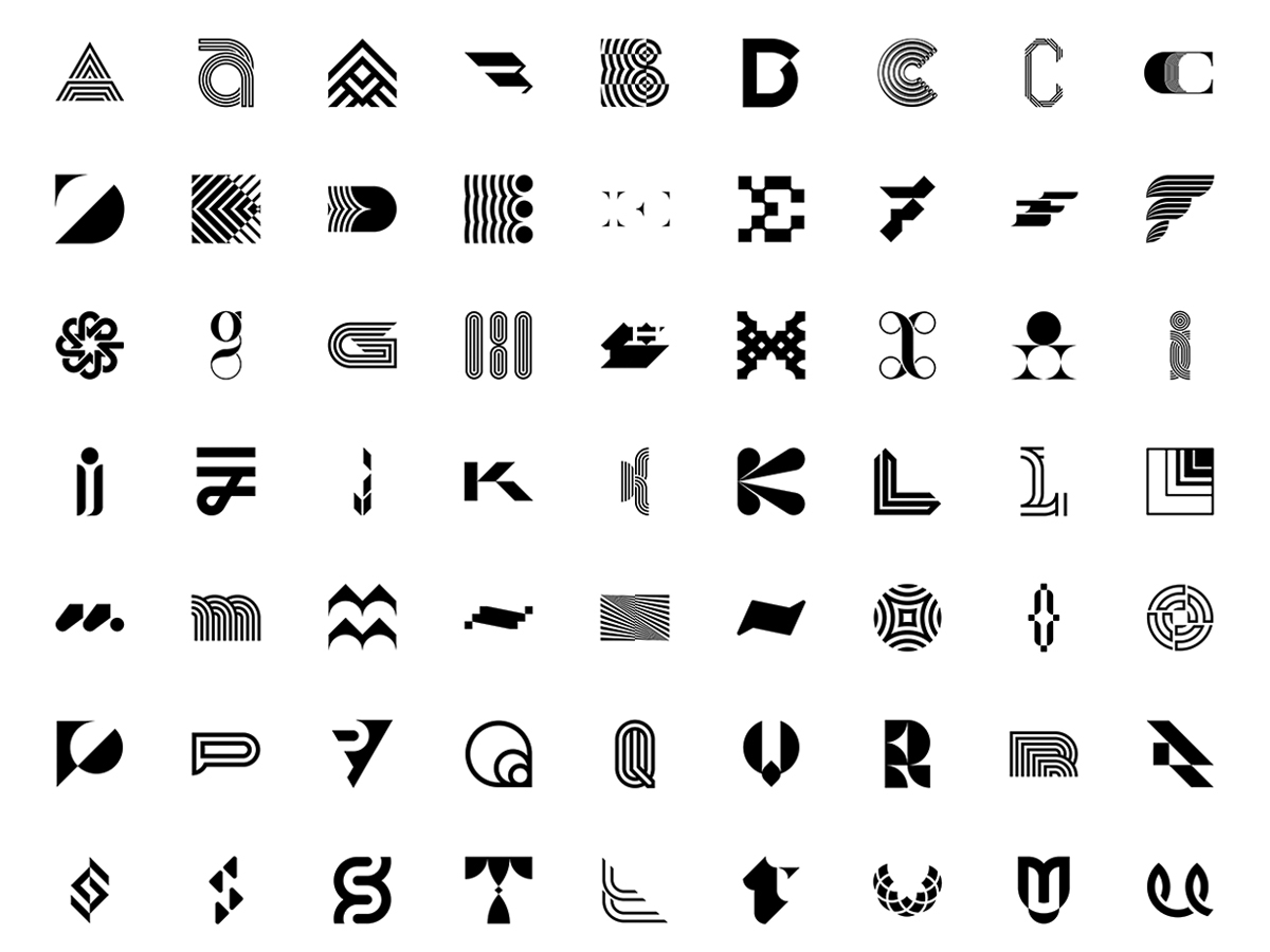 Experimental Alphabet by Mart Biemans on Dribbble