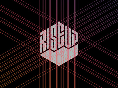 RISEUP GRID brand branding clean design flat grid icon identity letter lettering logo logotype mark minimal monogram rebranding symbol type typography vector