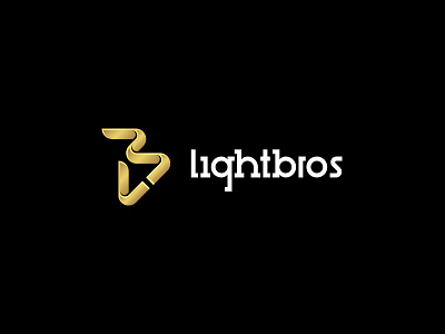 LightBros brand branding clean design flat grid icon identity letter lettering logo logotype mark minimal monogram rebranding symbol type typography vector