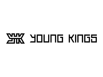 YOUNG KINGS brand branding clean design flat grid icon identity letter lettering logo logotype mark minimal monogram rebranding symbol type typography vector