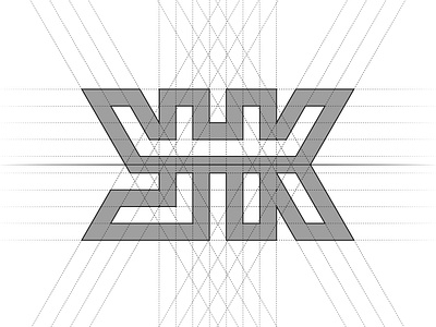 Young Kings Grid brand branding clean design flat grid icon identity letter lettering logo logotype mark minimal monogram rebranding symbol type typography vector