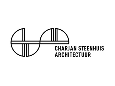 Charjan Steenhuis Architectuur brand branding clean design flat grid icon identity illustration letter lettering logo logotype mark minimal monogram symbol type typography vector