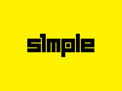 s1mple brand branding clean design flat grid icon identity letter lettering logo logotype mark minimal monogram rebranding symbol type typography vector