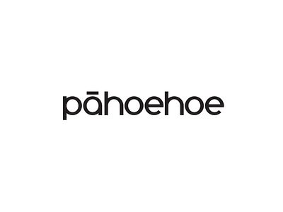 pāhoehoe brand branding clean design lettering logo minimal type typography vector