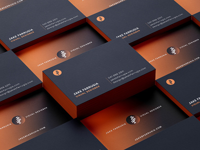 Personal Business Cards branding business cards design logo minimal typography