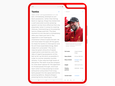 Wikipedia Design Concept on a Galaxy Fold - Daily #7