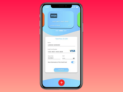 Credit Card Checkout UI