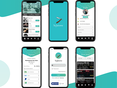 InSaloonz-barber shop ui
