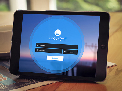 Login Concept app concept design ipad iphone login mobile mockup ui