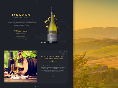 Wine Website Design Concept clean design neat new product shopping trendy ui ux web website