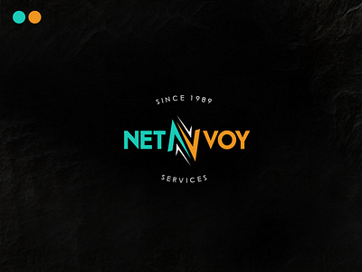 Custom logo design for a transport company.. NETVOY