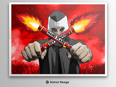 Ultras FanArt by Marcin Dol District Design on Dribbble