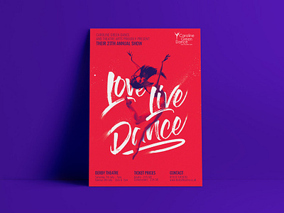 Dance Poster branding illustration poster poster design typography