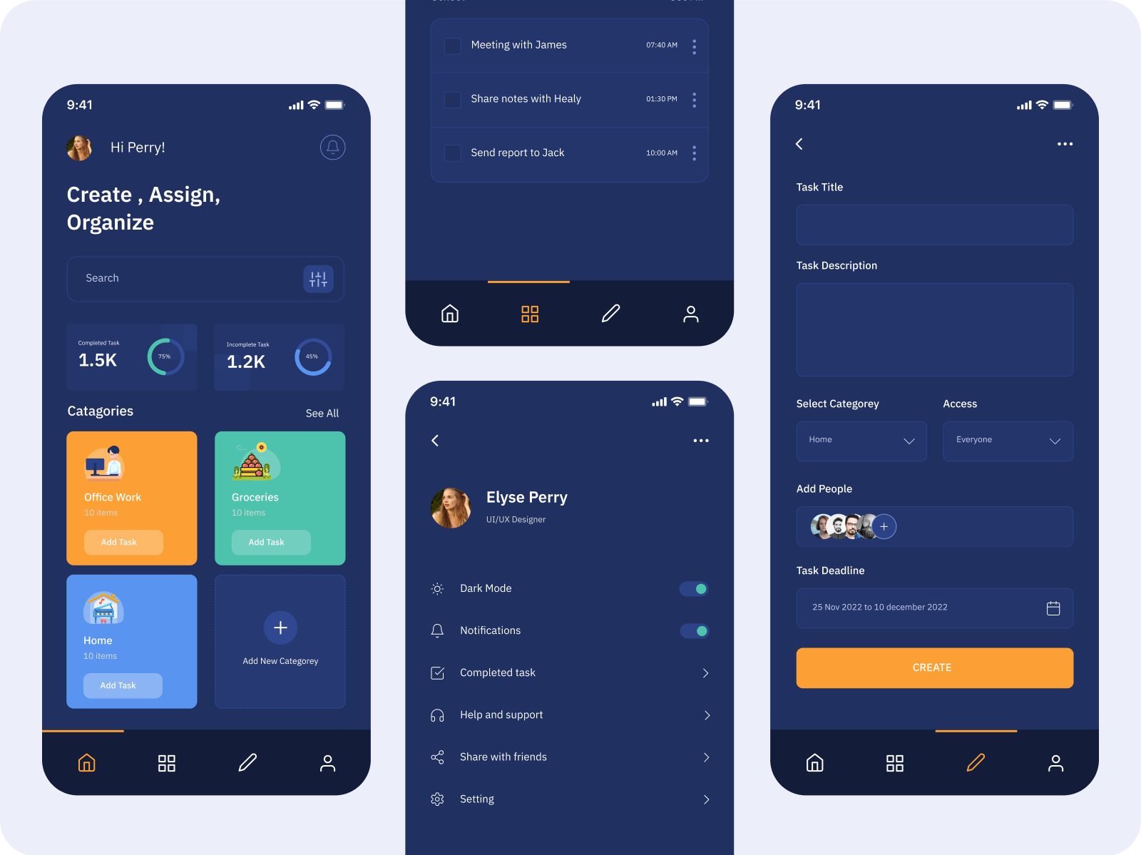 Task Management App By Nazmul Haque On Dribbble