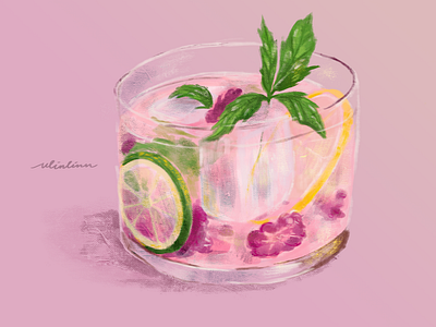 Ice Drink drinks food and drink food illustration illustration