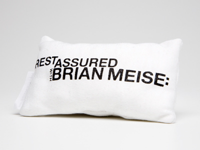 Self Promotional Mini Pillow (Front)