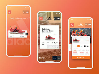 Concept Adidas Checkout   Mobile Version