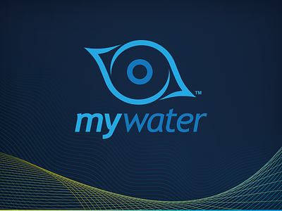 MyWater™ Branding drop eye prepaid water ripple water water bill water meter water use
