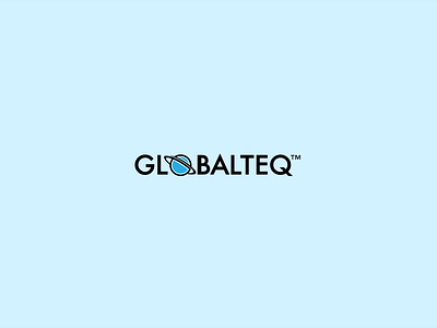 Globalteq™ Logo banking brand international logo mobile banking