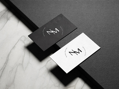 Second Mockup for NM branding businesscard freelance illustration logo ui