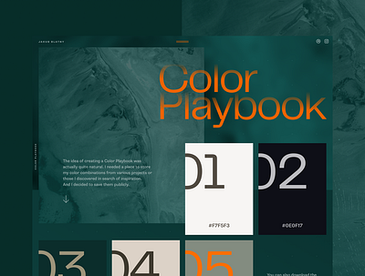 Color Playbook #WIP | no.1 colorpalette colors concept design designinpiration designresources ui web design
