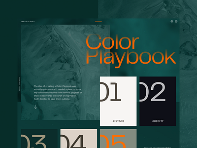 Color Playbook #WIP | no.1