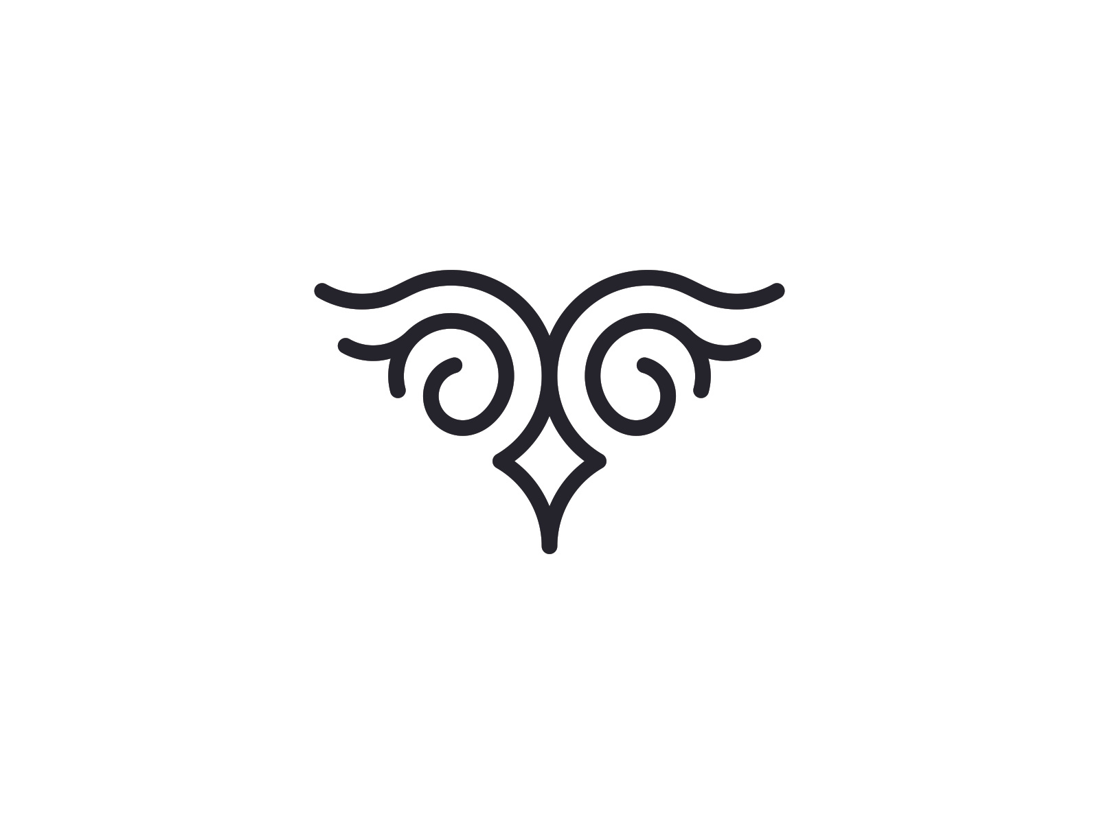 Simple Owl Mark by MENK Studio on Dribbble