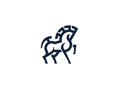 Trojan Horse animal animal logo animal logos brand and identity brand identity branding forsale horses logo luxury mark modern stallion vintage