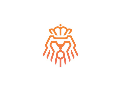 Lion Head Mark (Forsell) animal logo brand brand and identity design heraldic king logo lion logo luxury logo wildlife