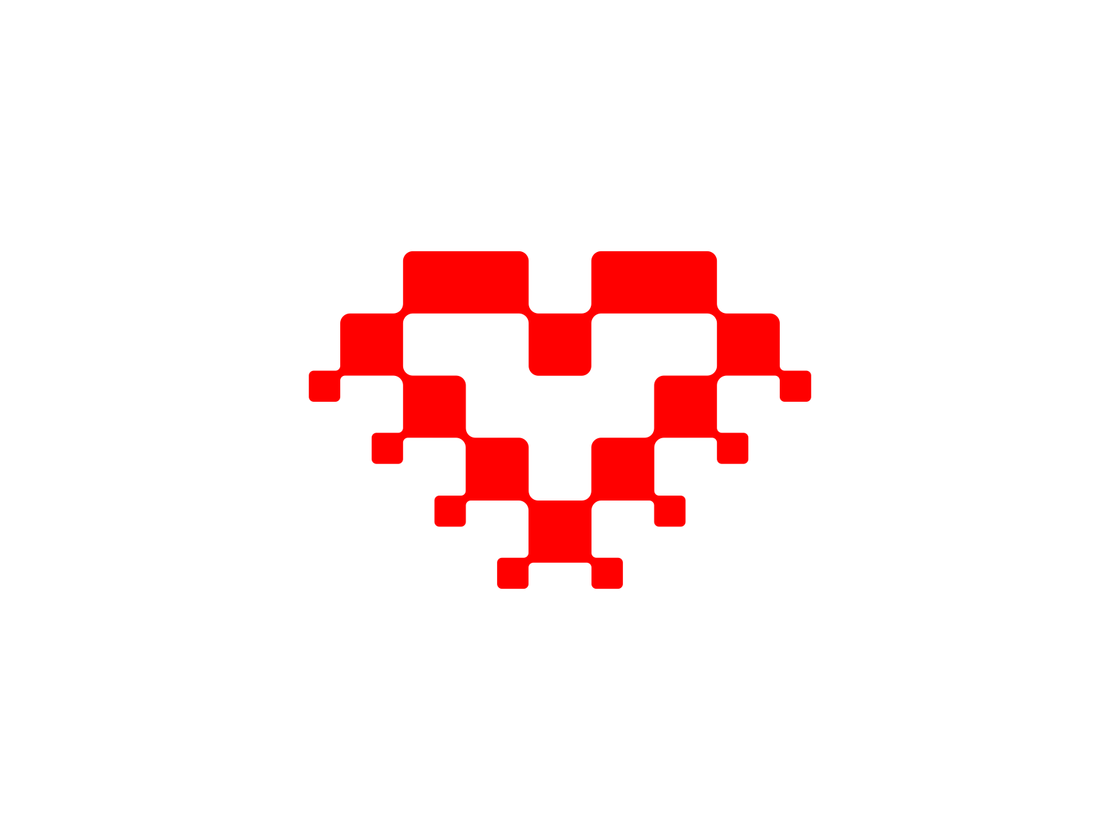 Простые пиксельные логотипы