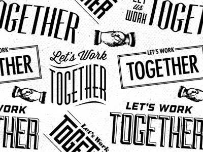 Let's Work Together Pattern pattern