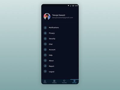 Daily UI #007 Settings