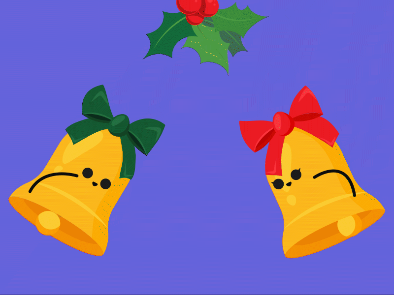 Gingle Bells animated animatedgif animation bells christmas christmas party gif illustration xmas