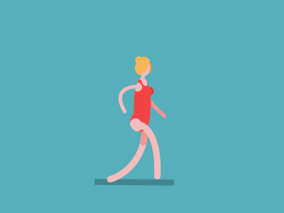 Walk Cycle adobe illustrator after effects animation illustration