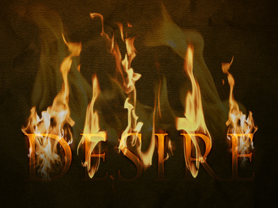 Burning Desire photoshop wallpaper