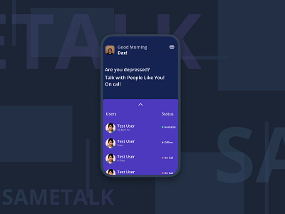 SameTalk App Dark Mode