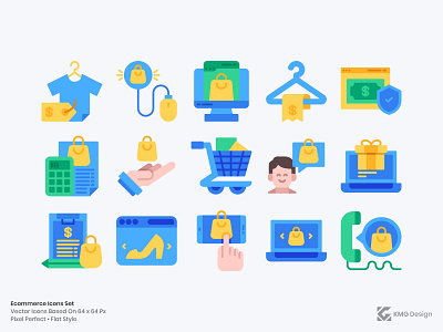 Ecommerce Icons branding ecommerce flat flat design graphic design icon a day icon design illustration mobile apps online shopping payment product sale shopping cart store ui user interface ux vector website