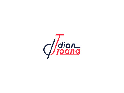 Dian Joang Branding Logo app blue brand brand identity branding clever logo design graphic graphic design icon identity logo logo mark logos minimalist modern red ui vector web