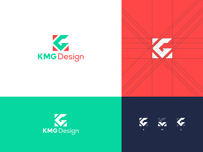 Personal Branding Identity - Kmg Design brand branding clever logo design graphic design green icon identity illustration letter logo logo mark logos minimalist modern monogram red shape ui vector