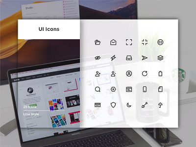 User Interface Icons (Line Styles) app button design graphic design icon icon a day icon app icon bundle icon set line minimalist modern symbol ui user experience user interface ux vector vectorart web