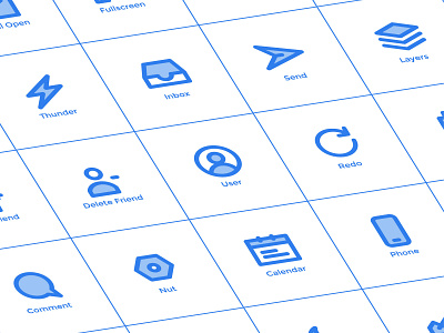 User Interface Icons (Blue Filled Line) app blue button exploration filled line graphic design icon icon a day icon app icon bundle icon set iconography modern symbol ui user experience user interface ux vector web