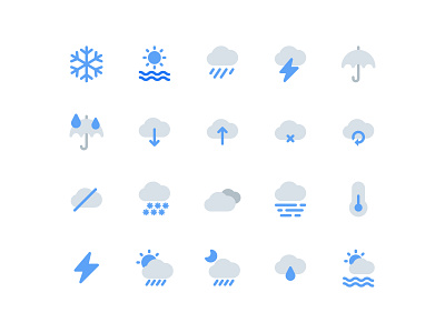 Weather Icons (Flat Style)